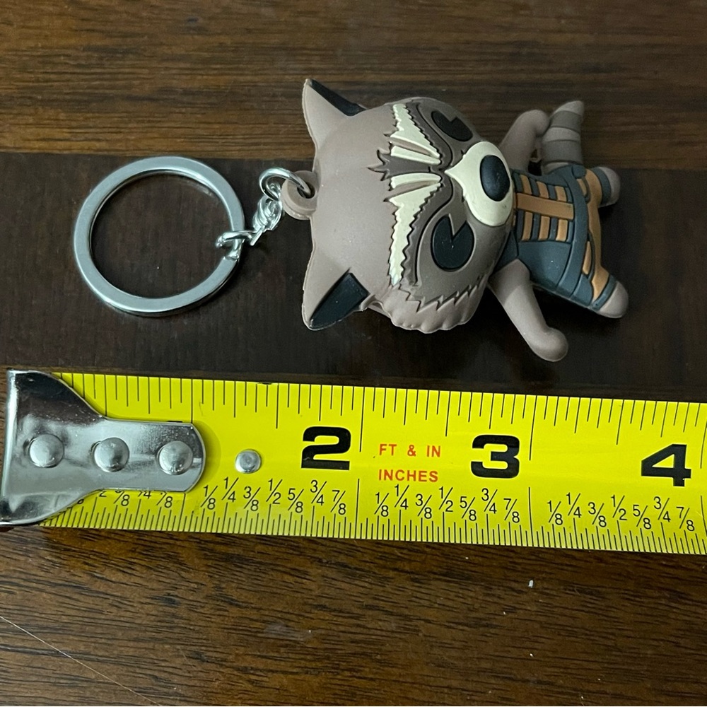 MONOGRAM MARVEL SERIES 1 FIGURAL KEYRING ROCKET RACOON - Picture 4 of 4